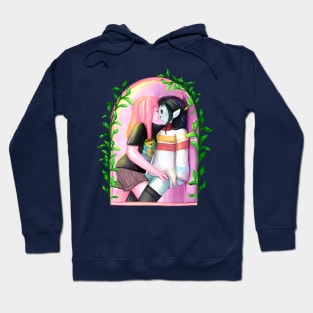 'Through the window' Bubbline, Adventure Time fan art Hoodie